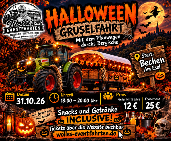 Halloween-Gruselfahrt – 31.10.2026