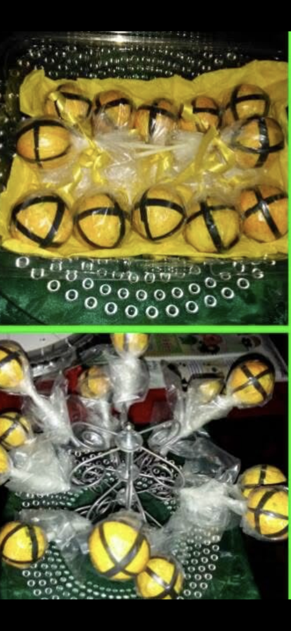 Pat's Lil Basketball Cake Pops
