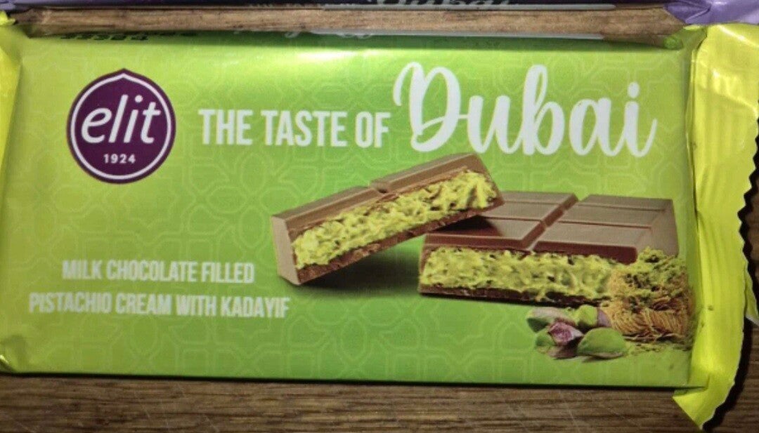 Chocolat de Dubai pistache
