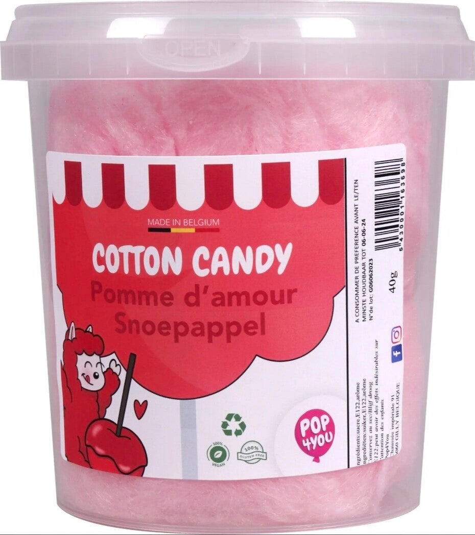 Barbe a papa pomme d'amour