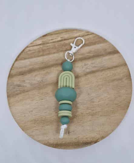Sleutelhanger regenboog groen
