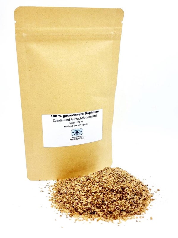 Daphnien - getrocknete Wasserflöhe - 100 ml