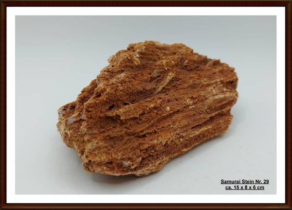 Samurai Stein (29), ca. 11 x 8 x 5 cm