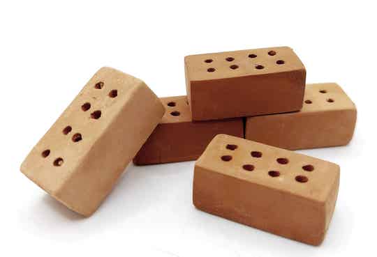 Mini Lochziegel aus Ton