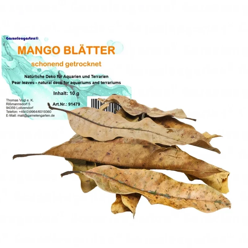Garnelengarten® Mango Blätter 10 gr