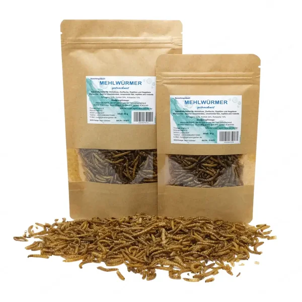 Garnelengarten® Mehlwürmer getrocknet 30 oder 65 g
