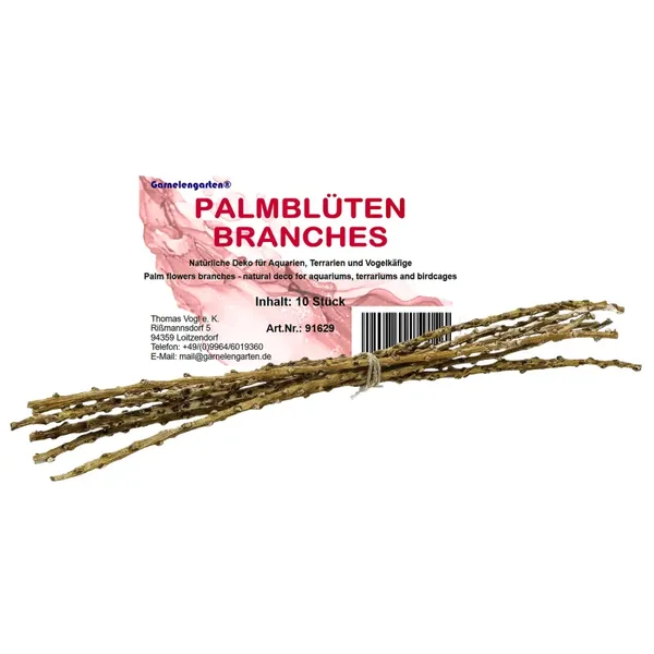 Garnelengarten® Palmblüten Branches - 10 Stück