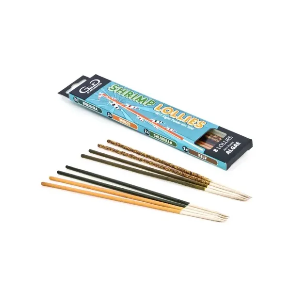 GlasGarten Shrimp Lollies 4 in1 Power Algae 8 St.
