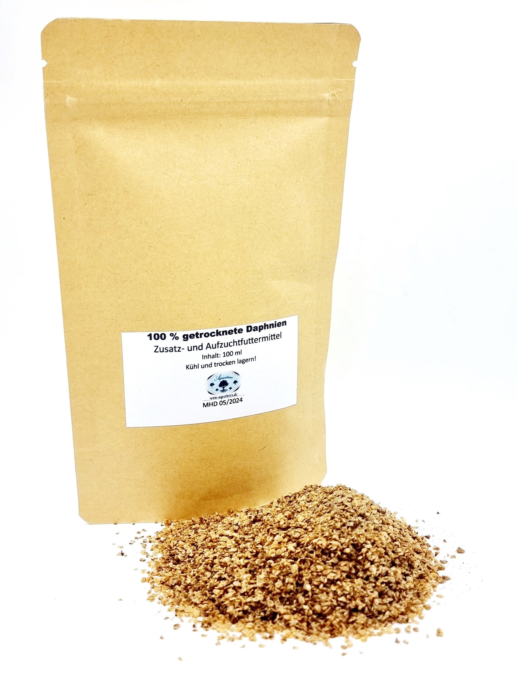 Daphnien - getrocknete Wasserflöhe - 100 ml