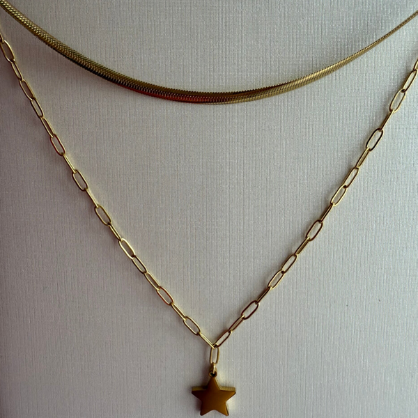 Collier en double