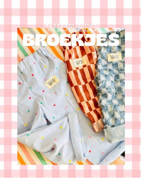 WIDE-LEG broekjes KATOEN