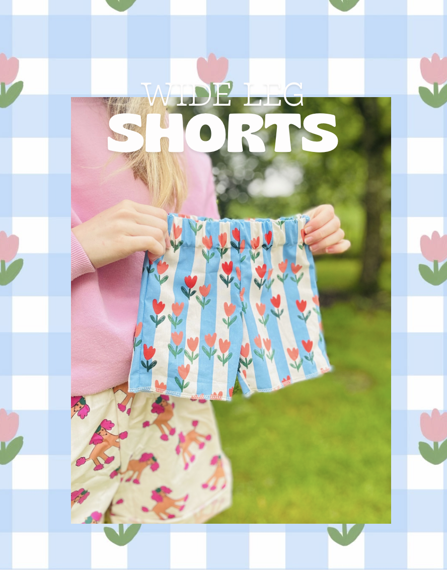 WIDE LEGS shorts katoen