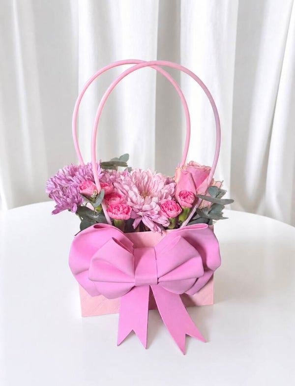 Pink Bloom Gift Basket