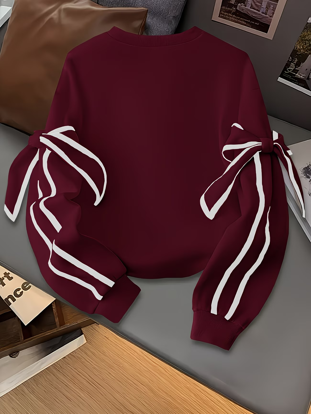 [Women's Sweatshirt] Women's Fashion Long-Sleeve Round-Neck Sweatshirt - Autumn And Winter European And American Design