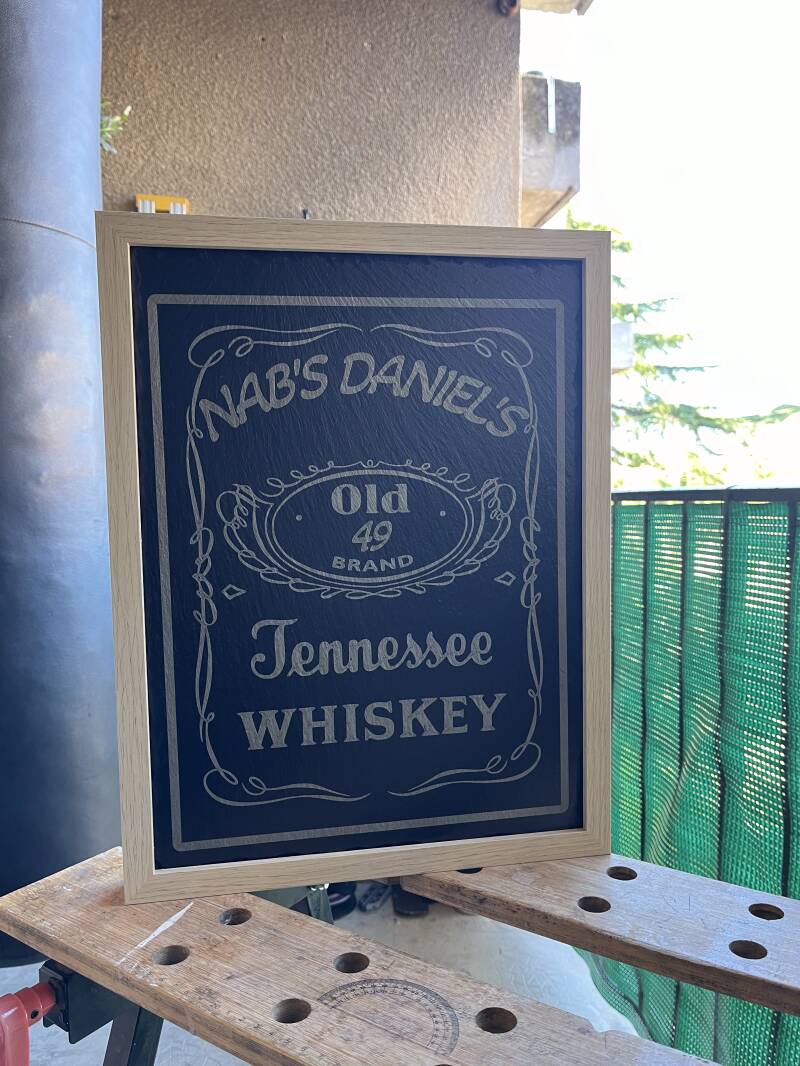 plaque ardoise personnalisée décorative