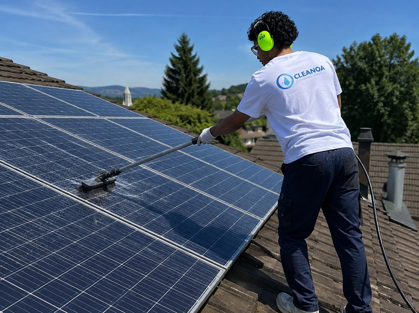 Solarpanelreinigung