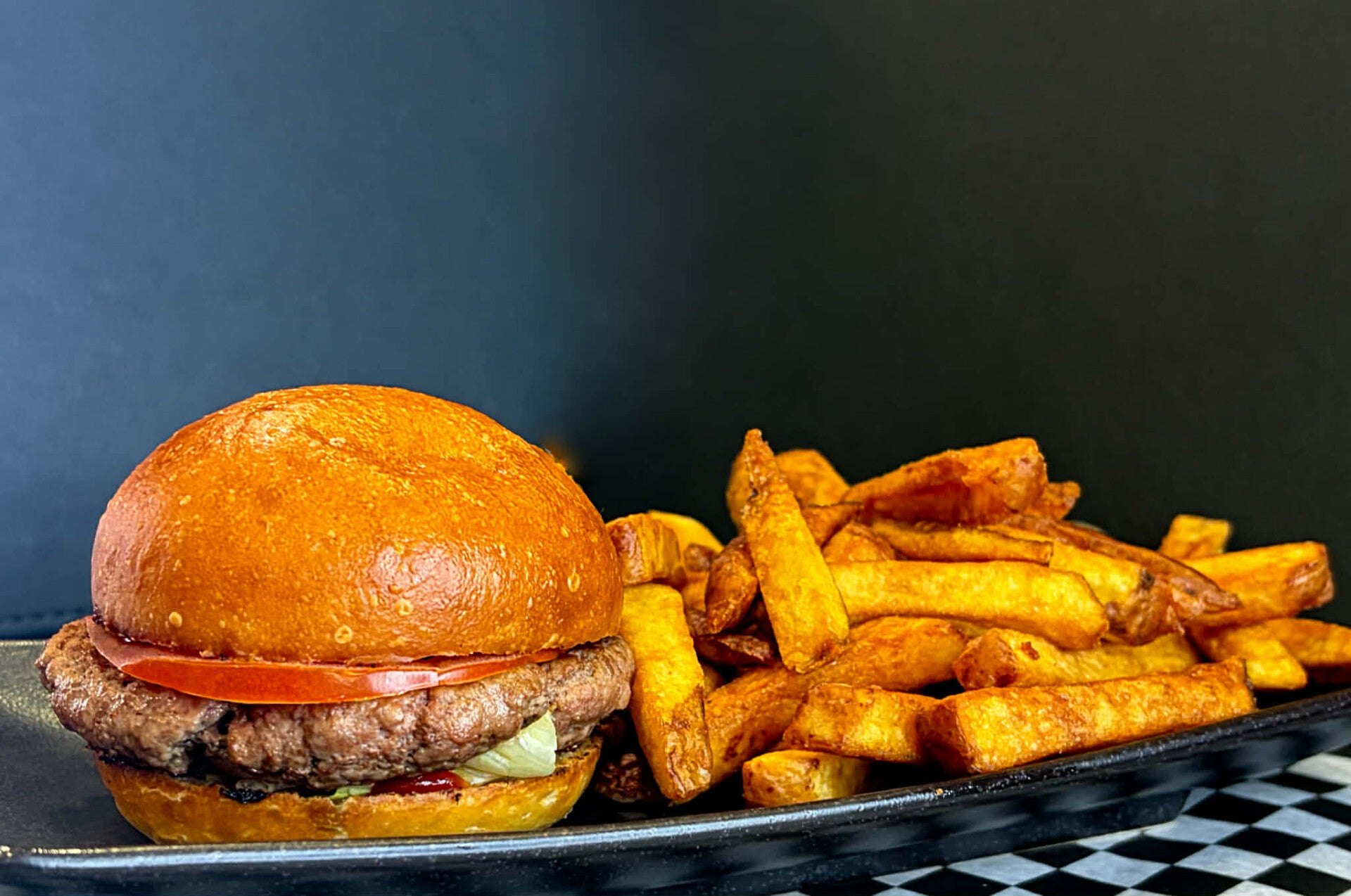 Mini burger et frites