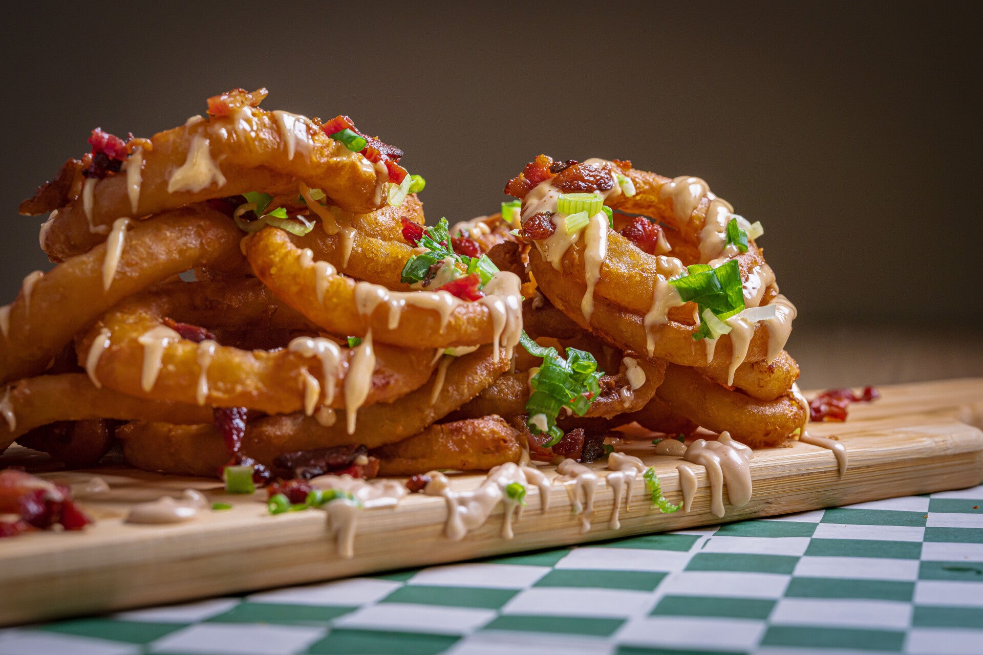 Rondelles d'oignon toutes garnies