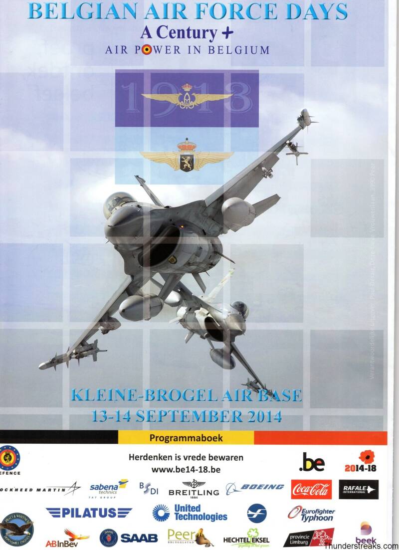 Programme BAF Days 2014 Kleine Brogel