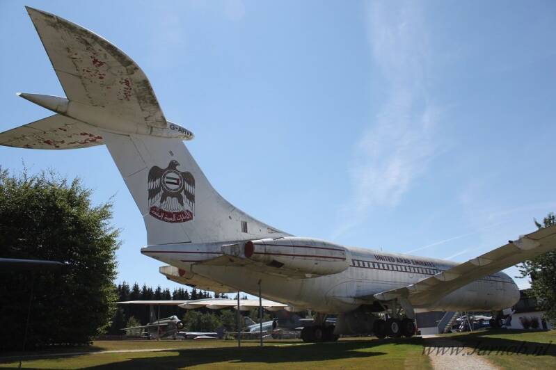 VC10 G-ARVF UAE
