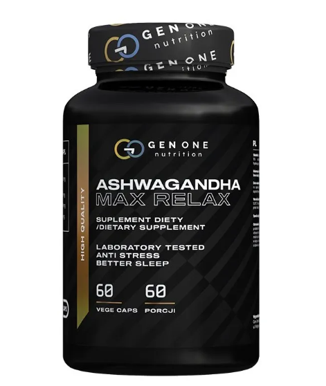 GEN-ONE Ashwagandha Max Relax 60 kaps