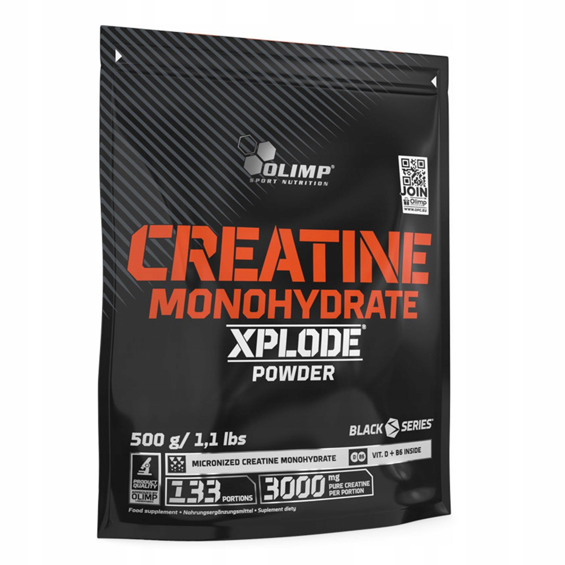 Olimp Creatine Monohydrate Xplode Powder 500g | pomarańcza