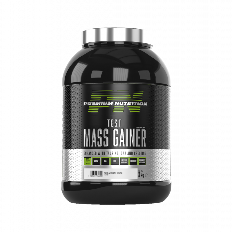 PREMIUM NUTRITION Test Mass Gainer 3kg | wanilia