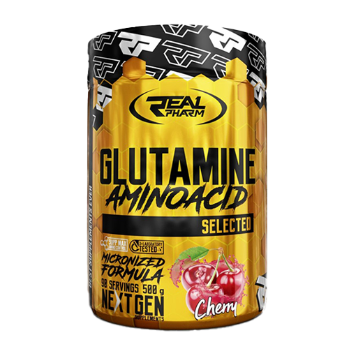 Real Pharm Glutamine 500g | różne smaki