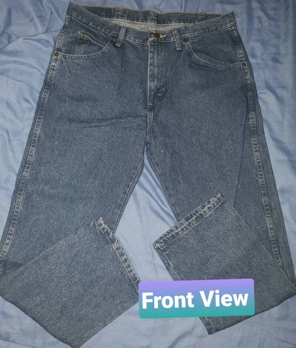 35x30 Wrangler Men Blue Jeans