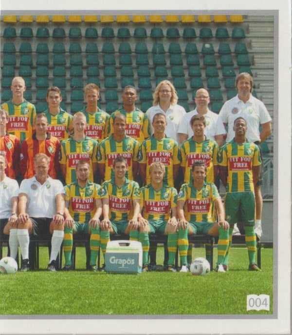#004: Teamfoto ADO Den Haag (puzzel rechts) - AH Eredivisie 2010-2011