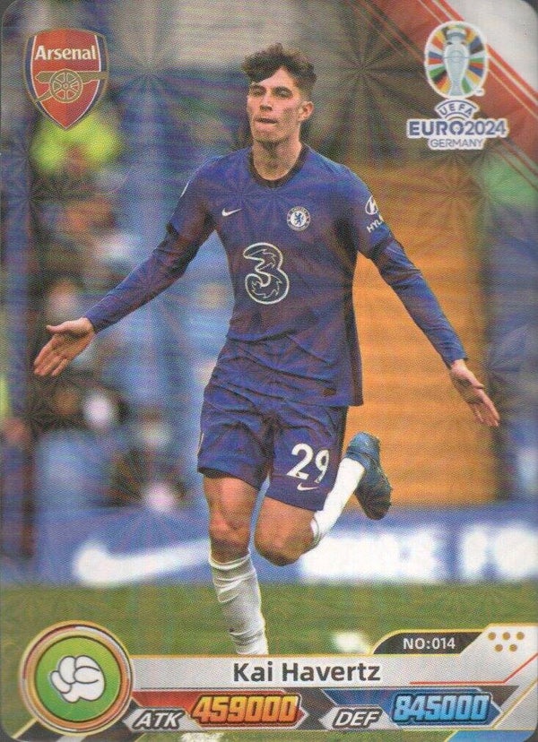 #014: Kai Havertz (Arsenal) - Star Cards UEFA Euro 2024 Germany