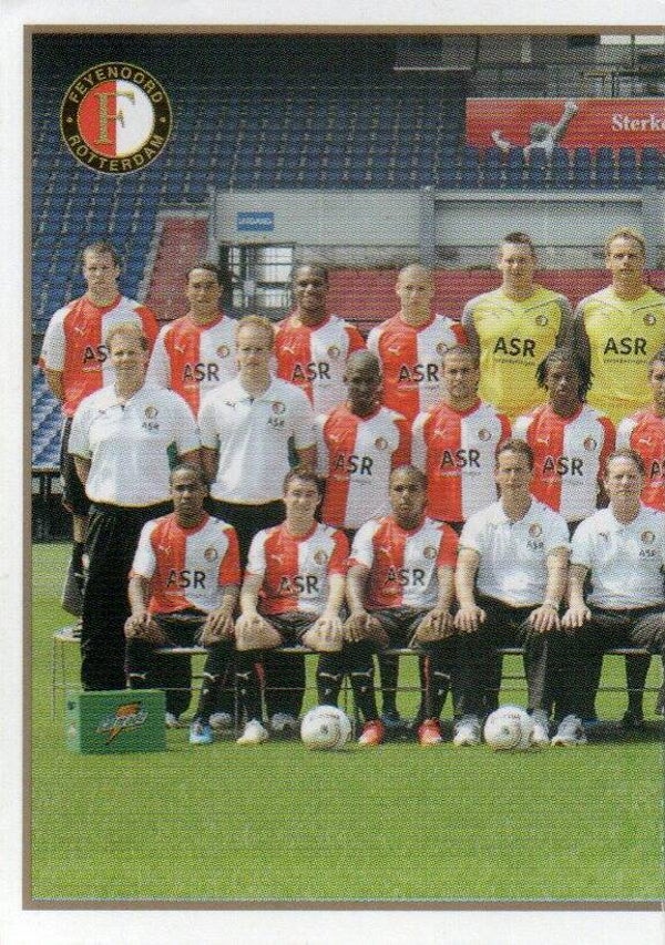 #047: Teamfoto Puzzle links (SC Feyenoord) - AH Eredivisie 2009-2010