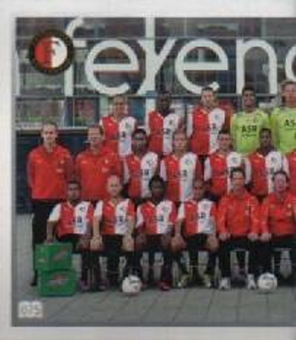#075: Teamfoto puzzle links (Feyenoord) - AH Eredivisie 2010-2011