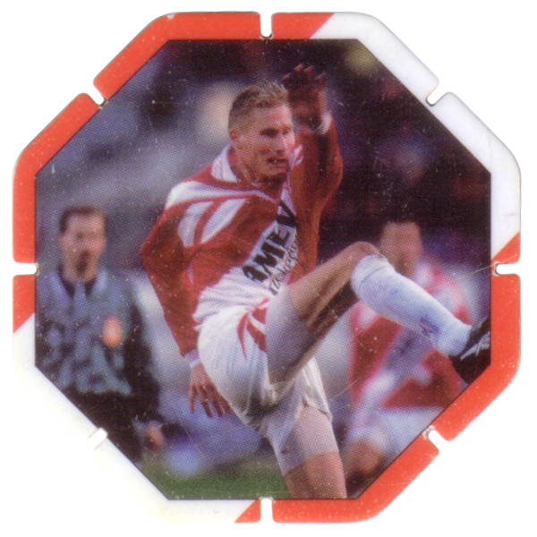 #9: Peter Hofstede (FC Utrecht) - Croky/Nibb-It Topshots Eredivisie 1995-1996