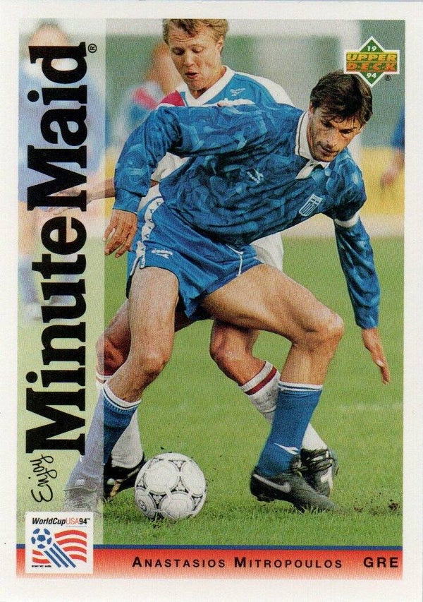 #10: Anastasios Mitropoulos (Griekenland) - UpperDeck Minute Maid World Cup USA '94