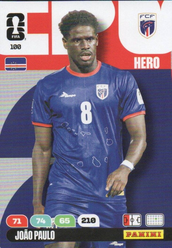 #100: João Paulo (Kaapverdië) - Panini FIFA World Cup 2026 Adrenalyn XL