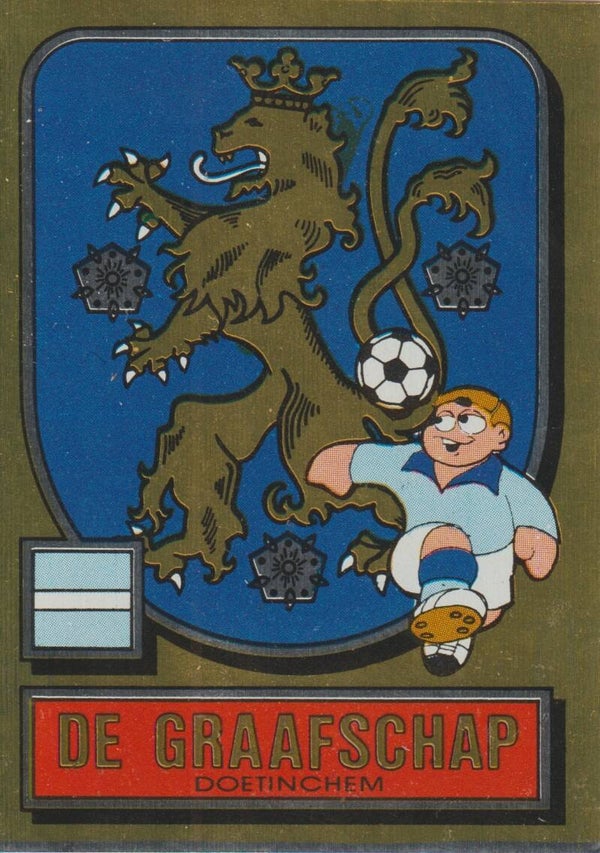 #100: Logo (Foil) De Graafschap - Panini Voetbal 82 (Eredivisie)