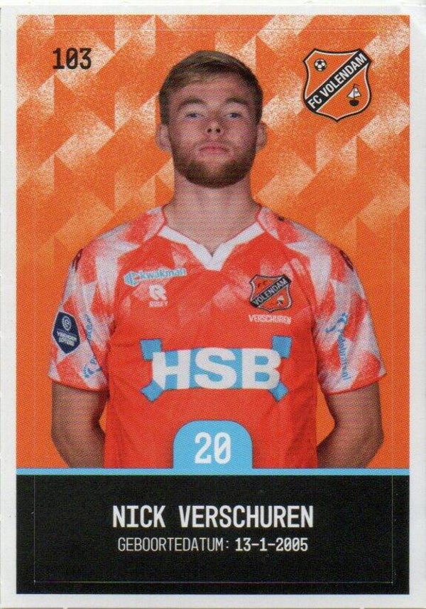 #103: Nick Verschuren (FC Volendam) - Plus Eredivisie 2025/2026