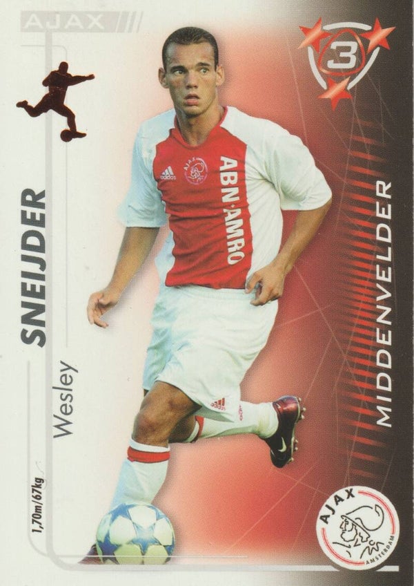 #10: Wesley Sneijder (AJAX AMSTERDAM) - Magic Box Int. All Stars Trading Card Game 2005/2006
