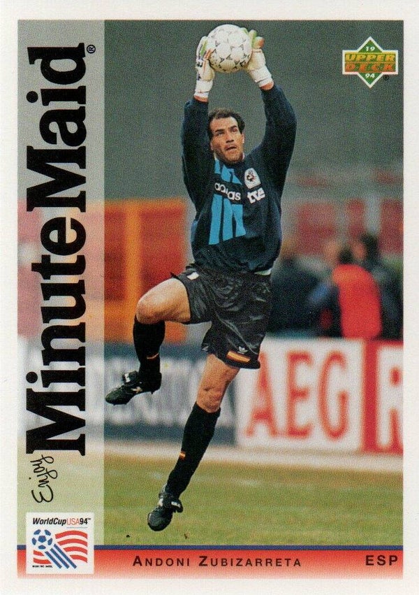 #11: Andoni Zubizarreta (Spanje) - UpperDeck Minute Maid World Cup USA '94