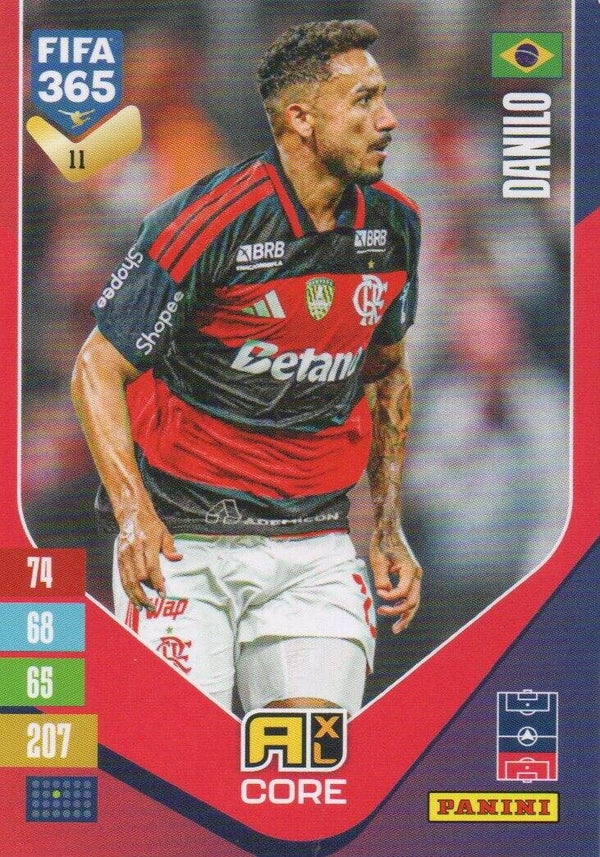#11: Danilo (CR Flamengo) - Panini FIFA 365 Adrenalyn XL 2027