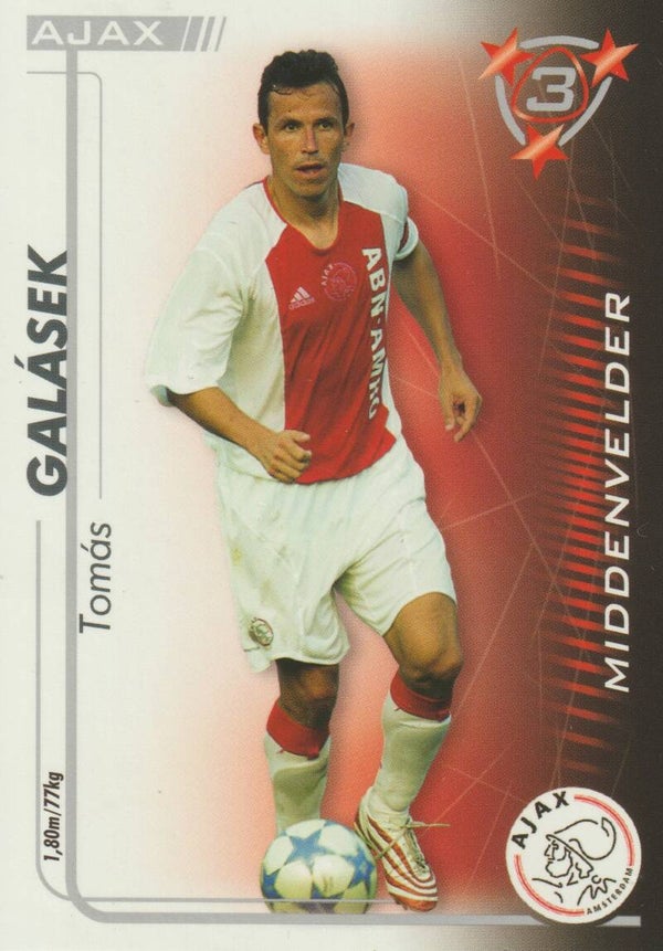 #11: Tomás Galásek (AJAX AMSTERDAM) - Magic Box Int. All Stars Trading Card Game 2005/2006