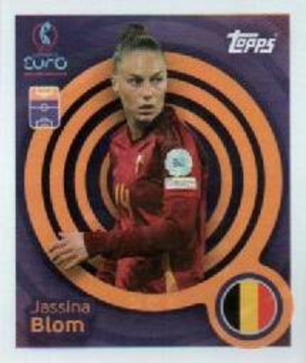 #125: Jassina Blom (Belgium) - Topps UEFA Women's Euro Switzerland 2025