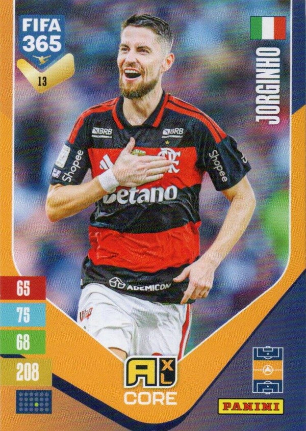 #13: Jorginho (CR Flamengo) - Panini FIFA 365 Adrenalyn XL 2027