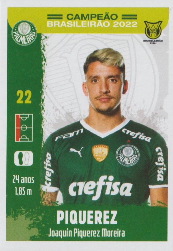 #13: Piquerez - Panini Palmeiras Campeão Brasileirão 2022