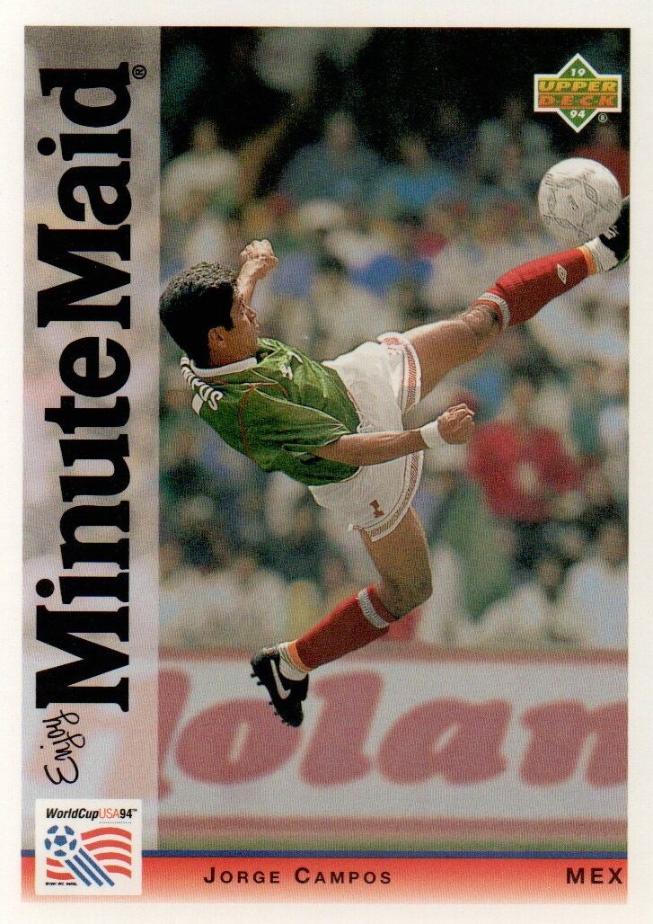 #14: Jorge Campos (Mexico) - UpperDeck Minute Maid World Cup USA '94