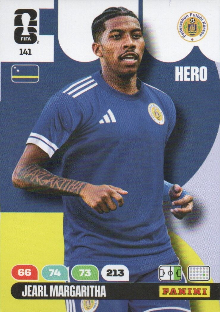 #141: Jearl Margaritha (Curaçao) - Panini FIFA World Cup 2026 Adrenalyn XL