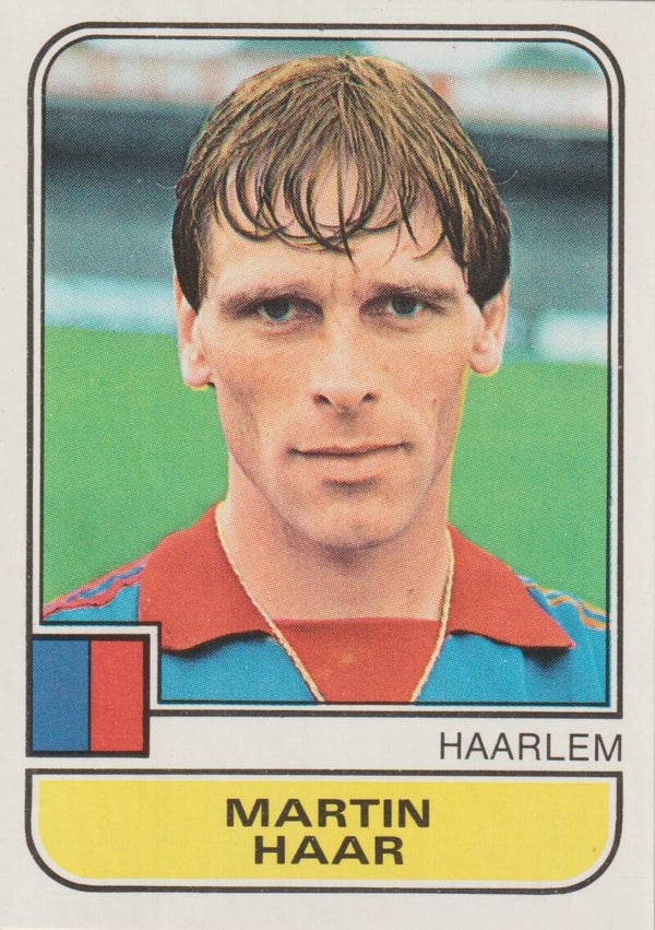 #145: Martin Haar (Haarlem) - Panini Voetbal 82 (Eredivisie)