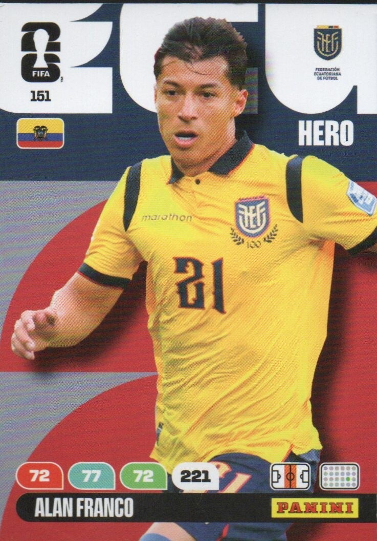 #151: Alan Franco (Ecuador) - Panini FIFA World Cup 2026 Adrenalyn XL