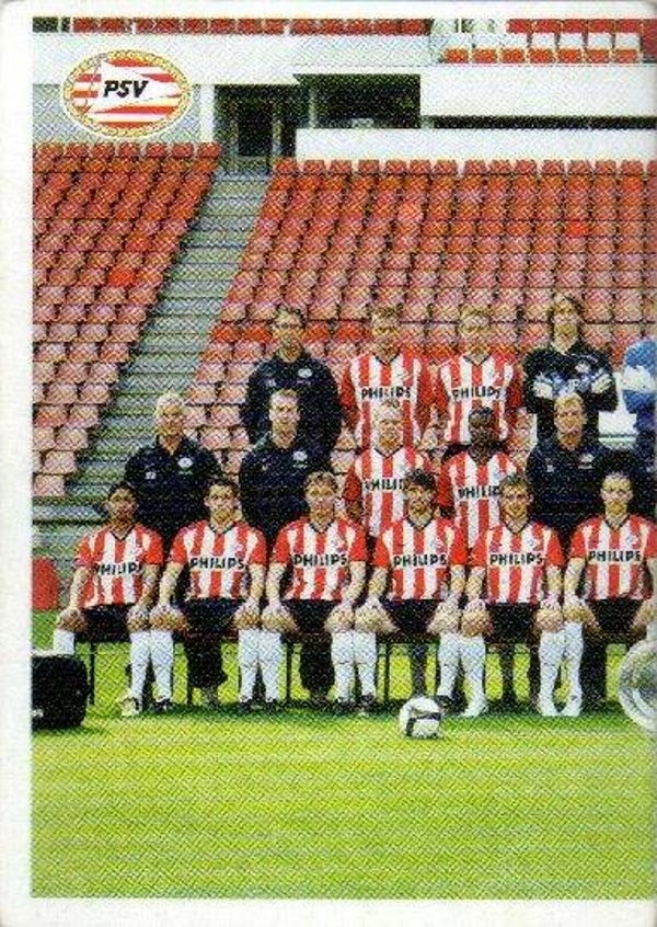 #152: Teamfoto puzzle links (PSV Eindhoven) - AH Eredivisie 2008/2009